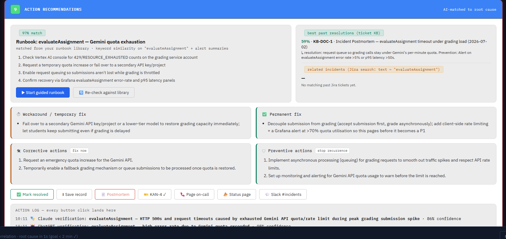 Stratos recommendation view
